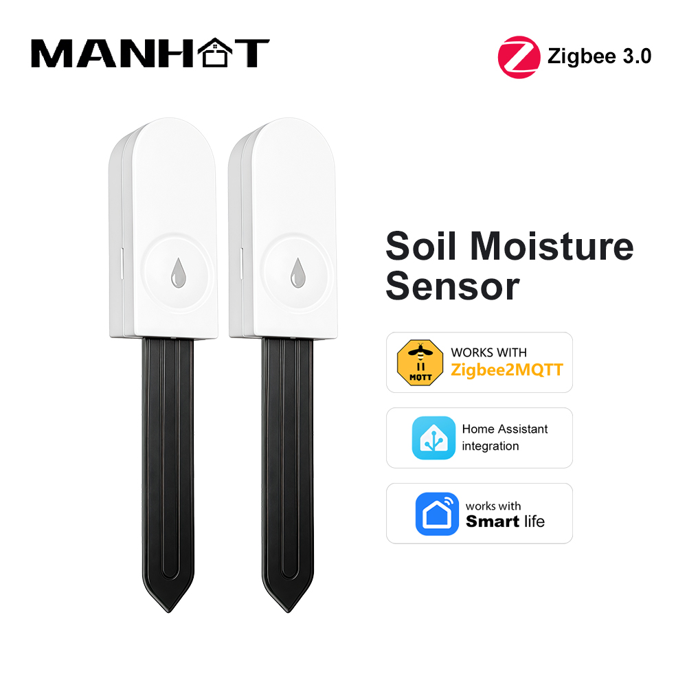 Smart Garden Water - Capteur d'humidité du sol Zigbee 3.0,