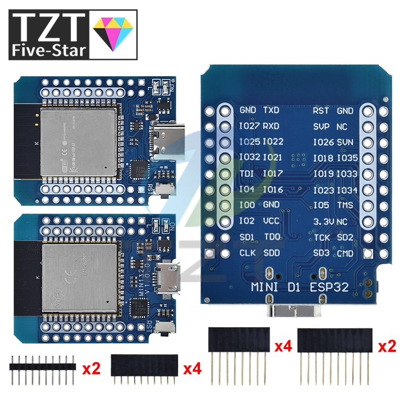 Smart Garden Esp32 - TZT 1/3 pièces pour Wemos Mini