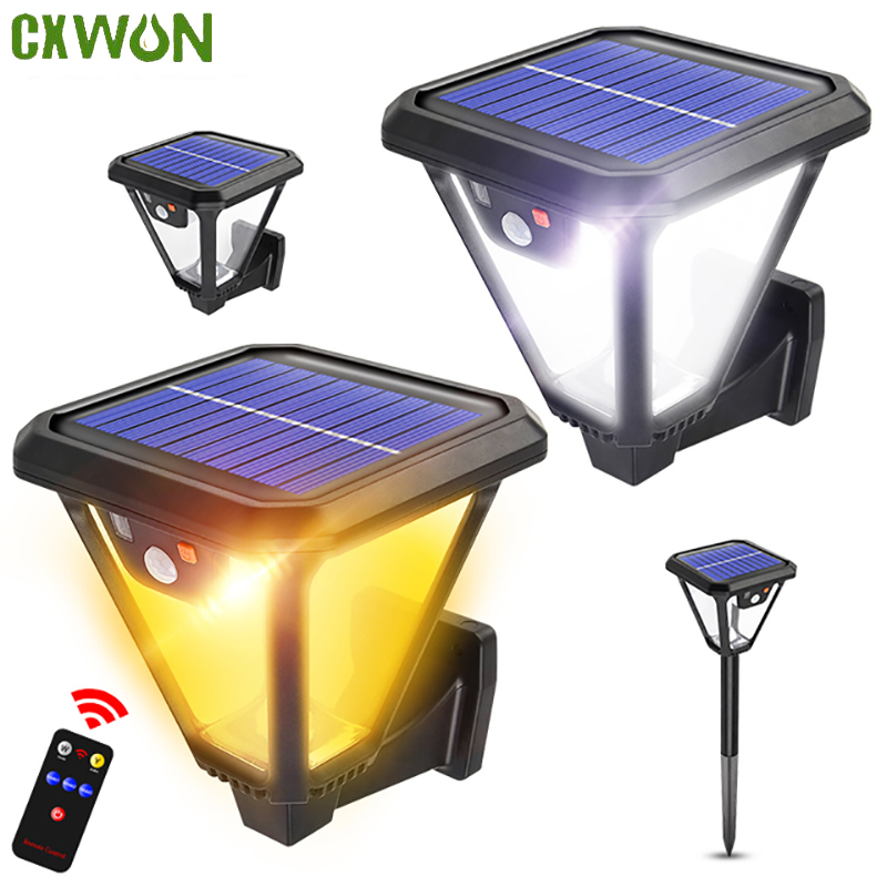 Smart Garden Led Lights - Lampe murale solaire étanche pour l'extérieur,