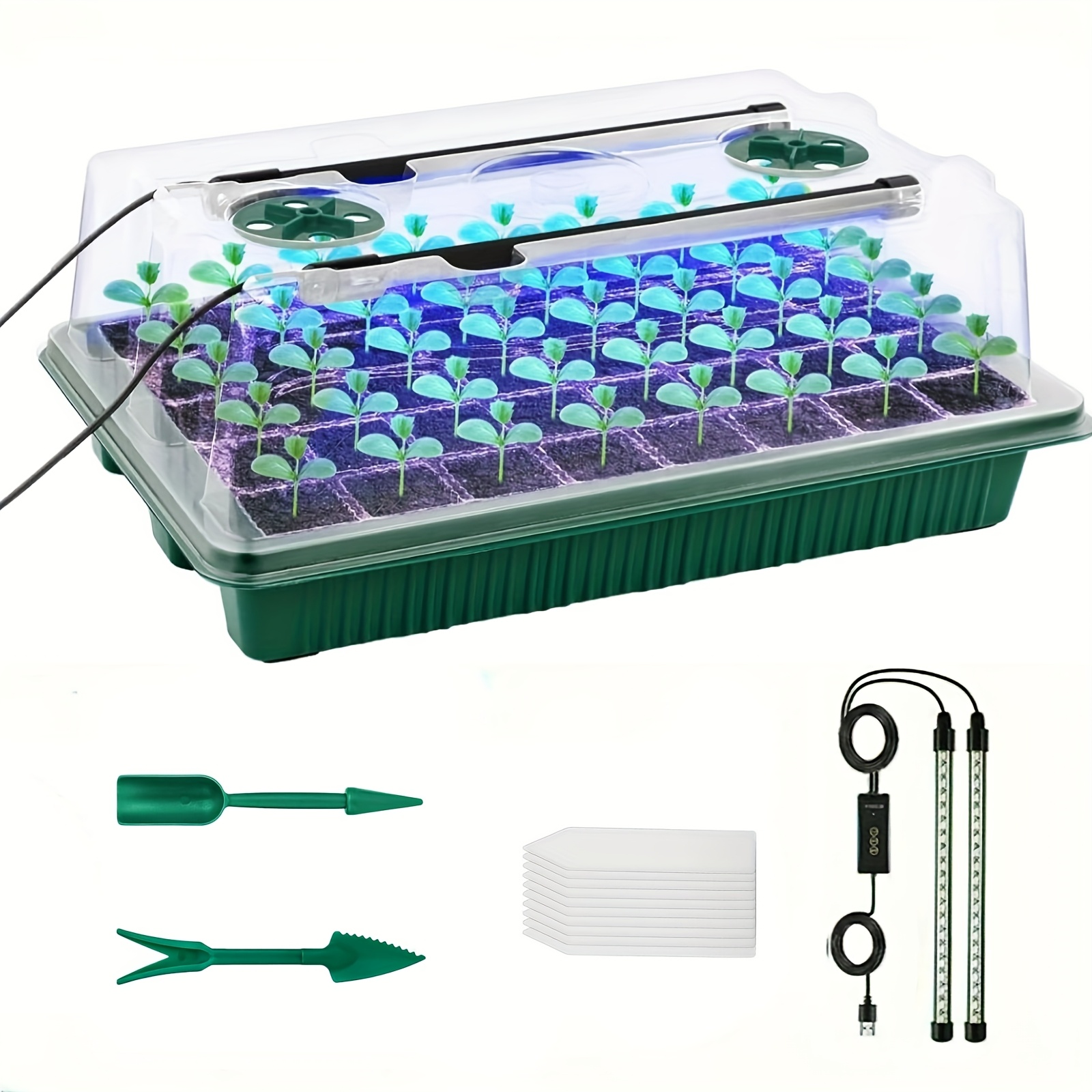 Smart Garden Led Lights - Kit de germination avec plateaux de