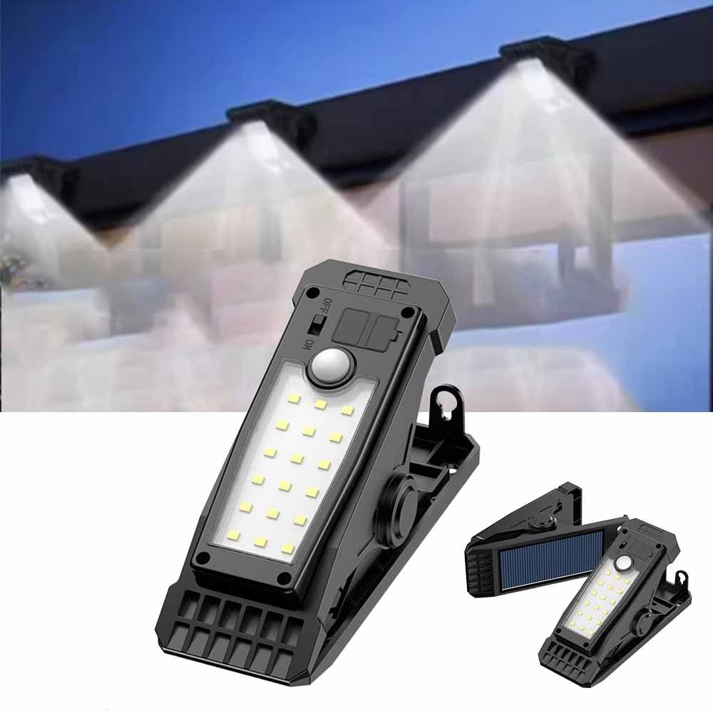 Smart Garden Fence & Balcony Hanging Planter - Lampe solaire à clipser avec capteur