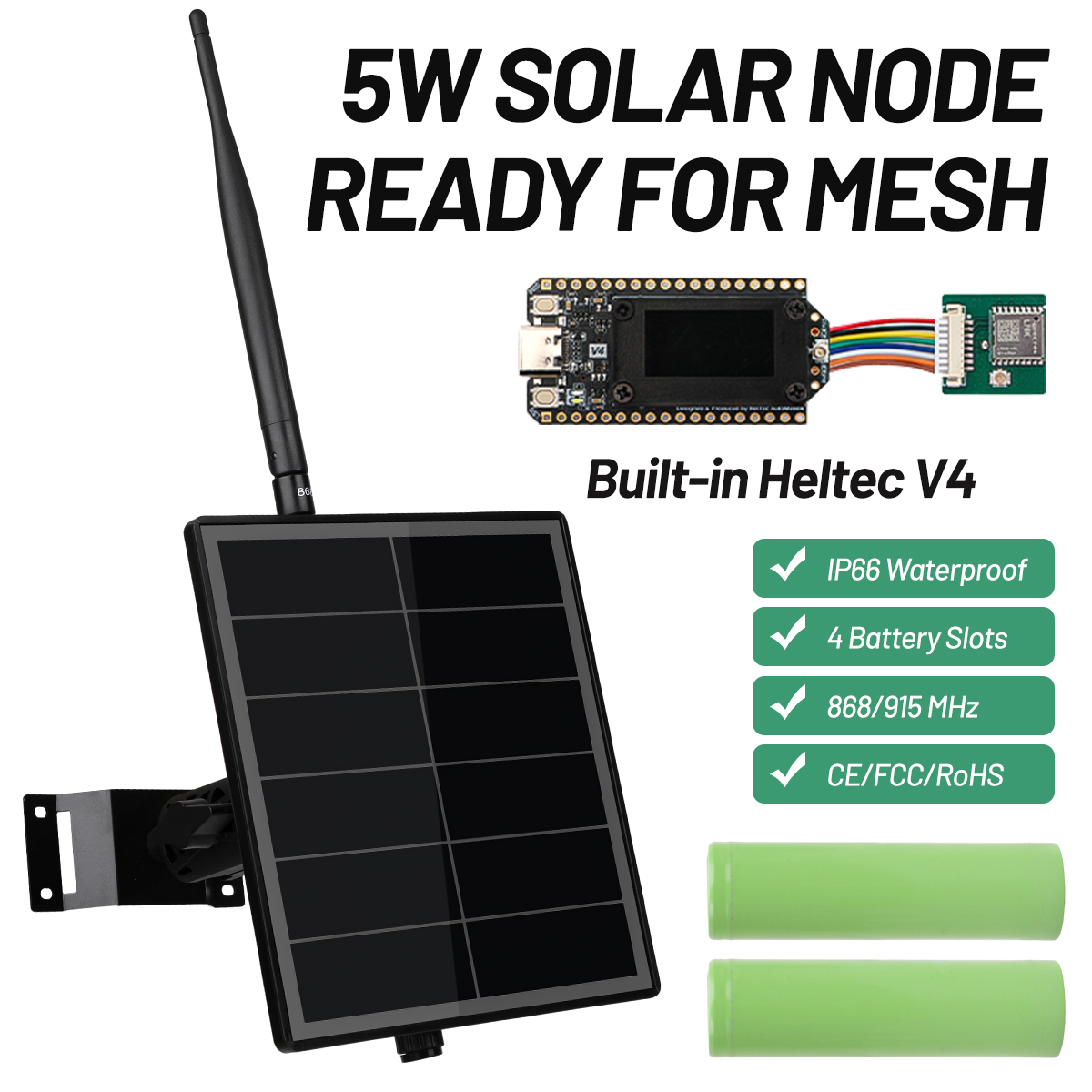Nœud solaire Meshtastic extéri - Smart Garden Esp32 avis et prix