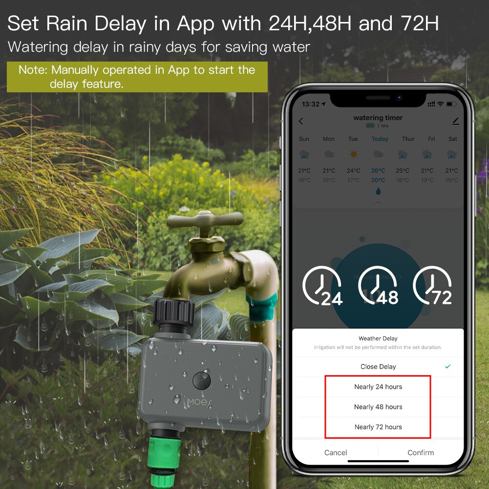 MOES-Minuterie d'Eau Intellige - Smart Garden Water avis et prix