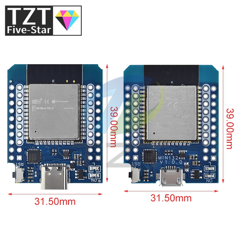 TZT 1/3 pièces pour Wemos Mini - Smart Garden Esp32 avis et prix