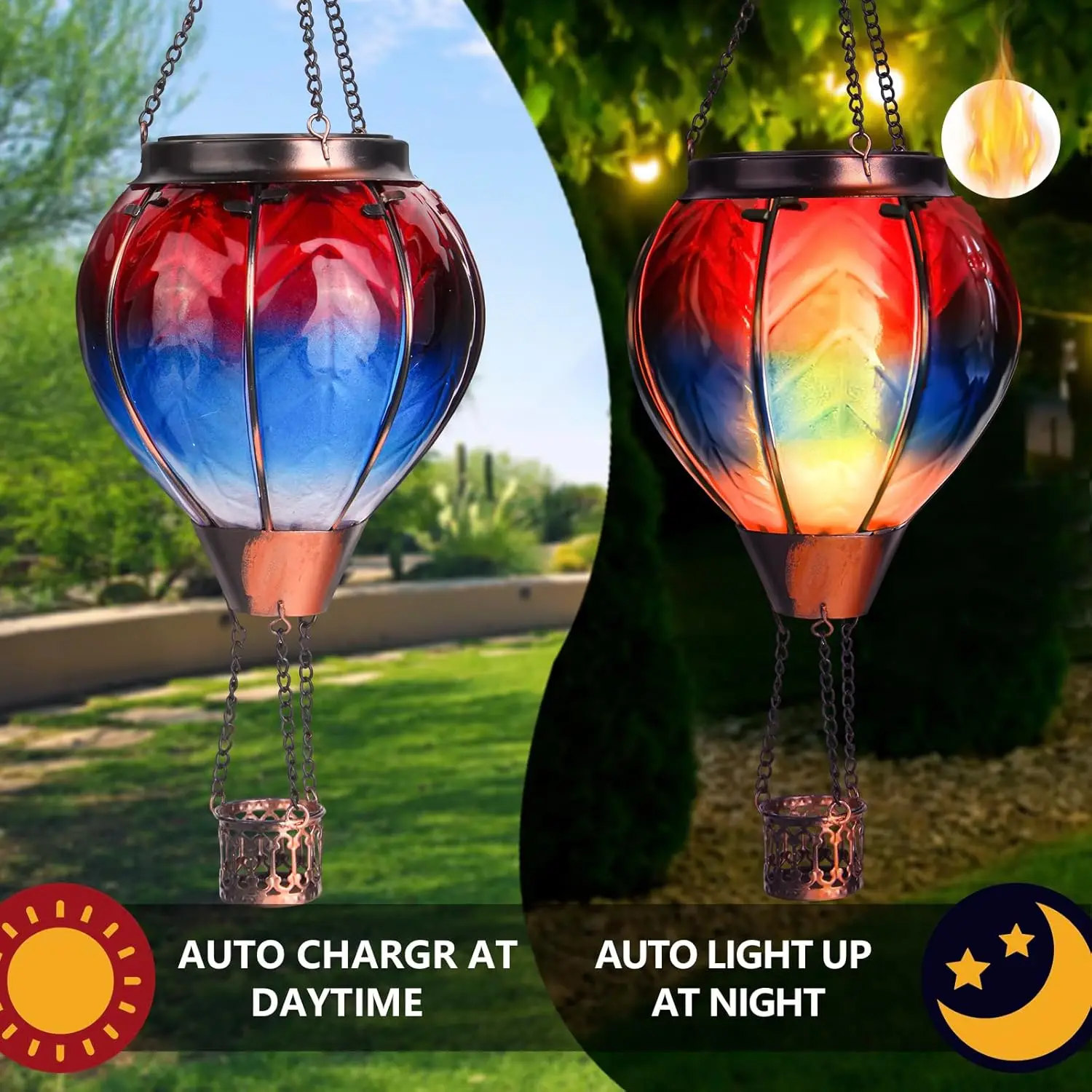 Lanternes solaires suspendues  - Smart Garden Balloon avis et prix