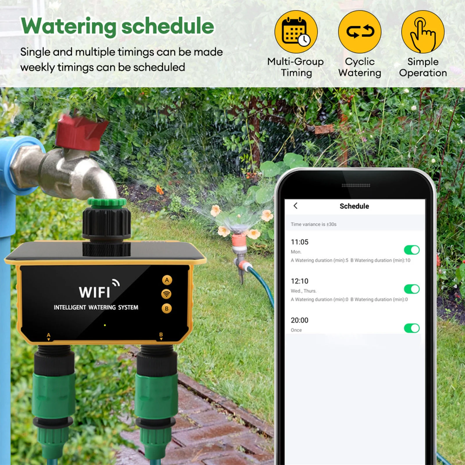 Programmateur d'arrosage intel - Smart Garden Timer avis et prix