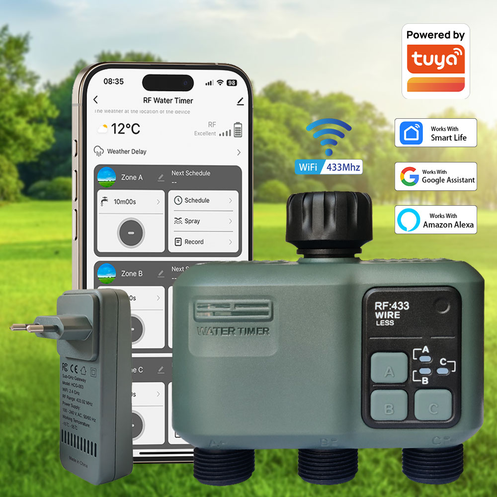 Minuteur d'arrosage Tuya Wifi+ - Smart Garden Timer avis et prix