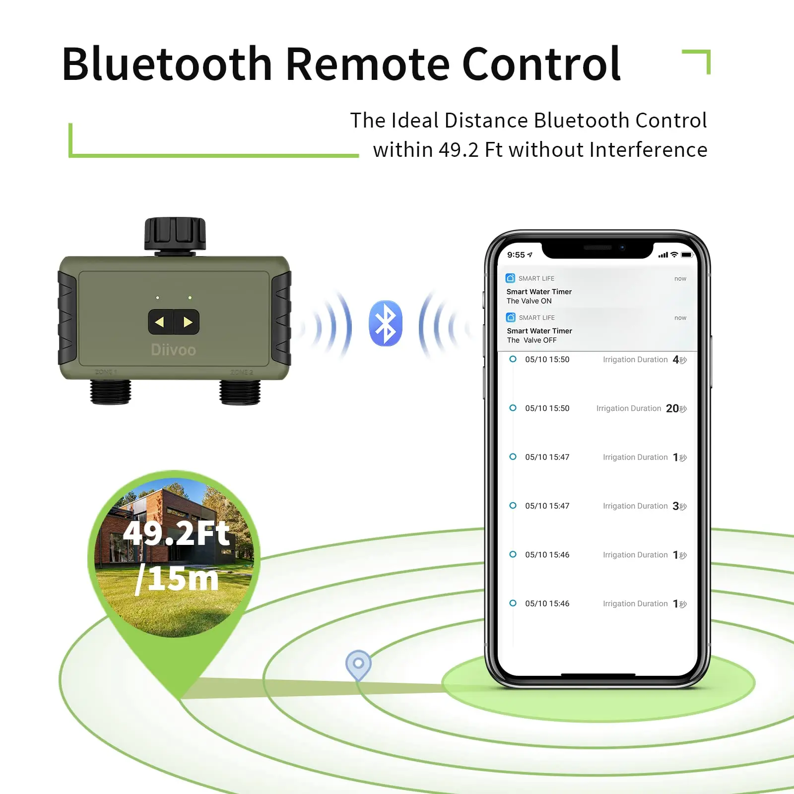 Arroseur programmable Diivoo p - Smart Garden Hose avis et prix