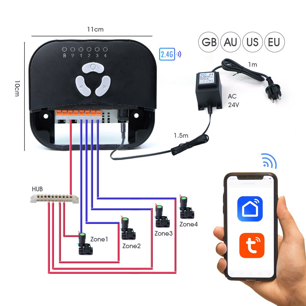 Contrôleur d'électrovanne pour - Smart Garden Hose avis et prix